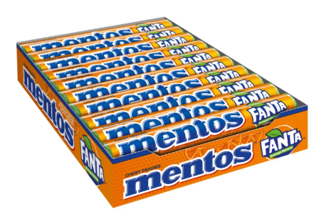 Mentos x Fanta Mint Roll 16ct